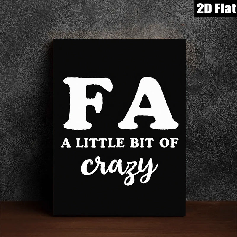 2D flat 1pc Funny Typography Wall Art Quote Print Minimalist Home Decor Living Room Bedroom Gallery Wall Art Modern Farmhouse Aesthetic Canvas