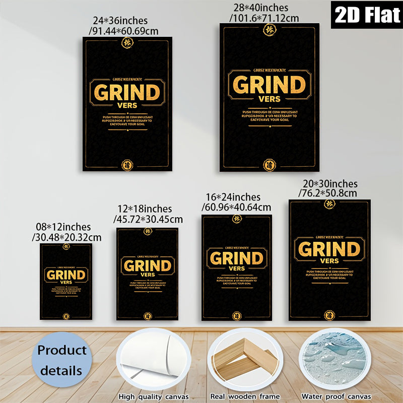 2D flat 1pc Grinding Coffee Retro Wall Art Farmhouse Kitchen Decor Dining Room Living Room Gallery Wrapped Canvas Prints Ready to Hang Modern Aesthetic