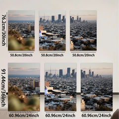 2D flat 1pc Los Angeles Skyline City View Modern Wall Art Living Room Bedroom Decor Farmhouse Style Canvas Prints Large Size Trending Now