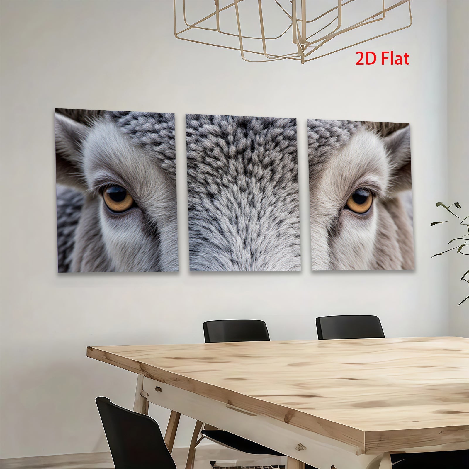 2D flat 1pc Majestic Bighorn Sheep Portrait Wildlife Art Rustic Lodge Decor Farmhouse Wall Hanging Canvas Print Modern Minimalist Art Cozy Cabin Vibes