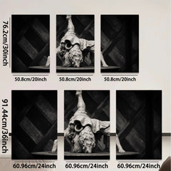 2D flat 1pc Majestic Dog Stretching Yoga Pose Wall Art Living Room Bedroom Decor Farmhouse Style Modern Aesthetic Gallery Wrapped Canvas Prints Ready To Hang