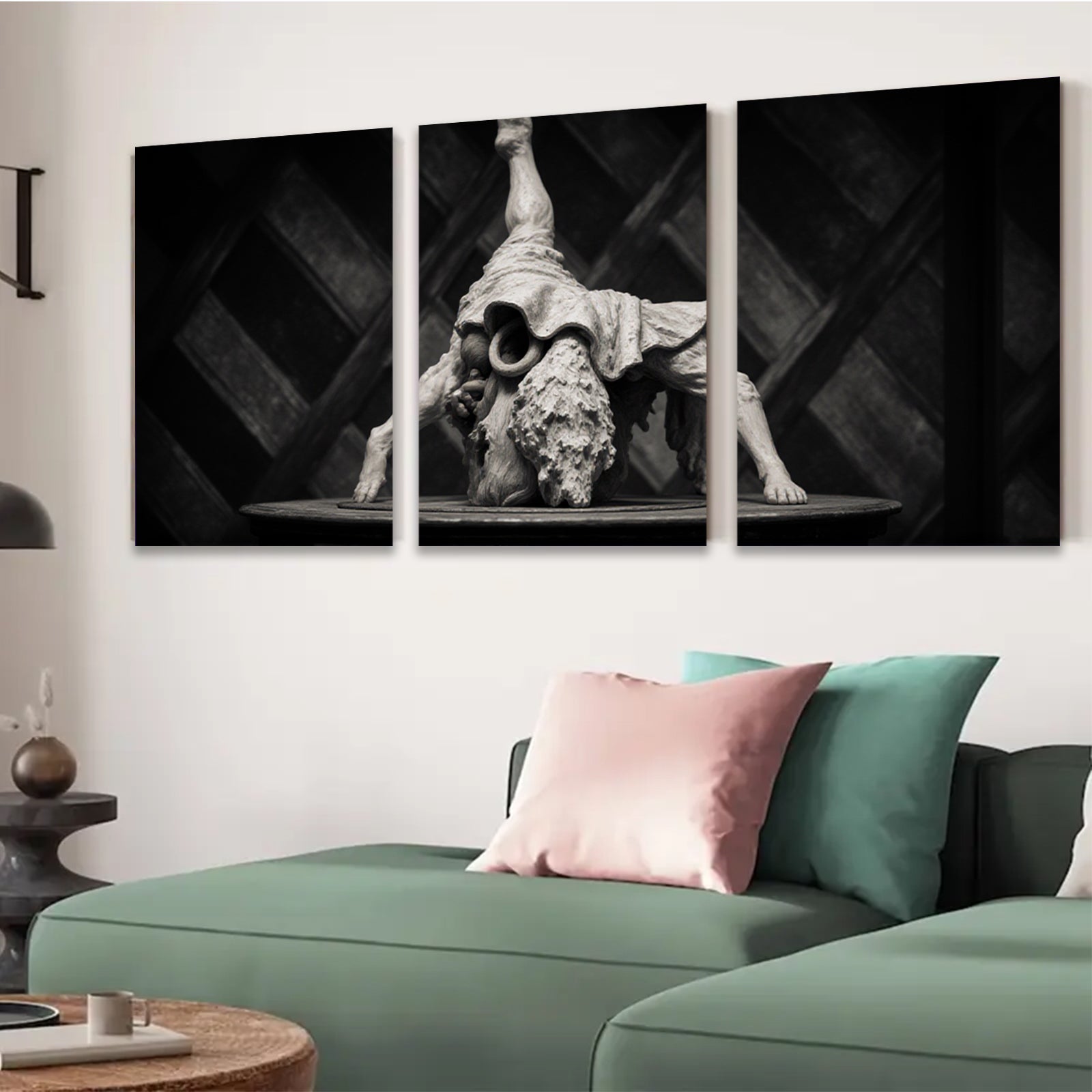 2D flat 1pc Majestic Dog Stretching Yoga Pose Wall Art Living Room Bedroom Decor Farmhouse Style Modern Aesthetic Gallery Wrapped Canvas Prints Ready To Hang