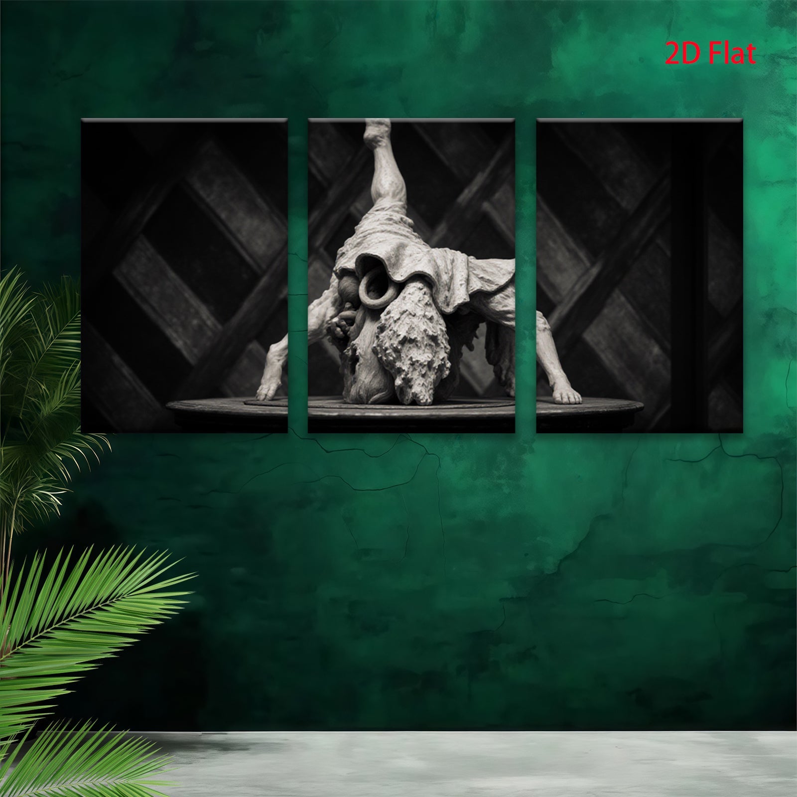 2D flat 1pc Majestic Dog Stretching Yoga Pose Wall Art Living Room Bedroom Decor Farmhouse Style Modern Aesthetic Gallery Wrapped Canvas Prints Ready To Hang