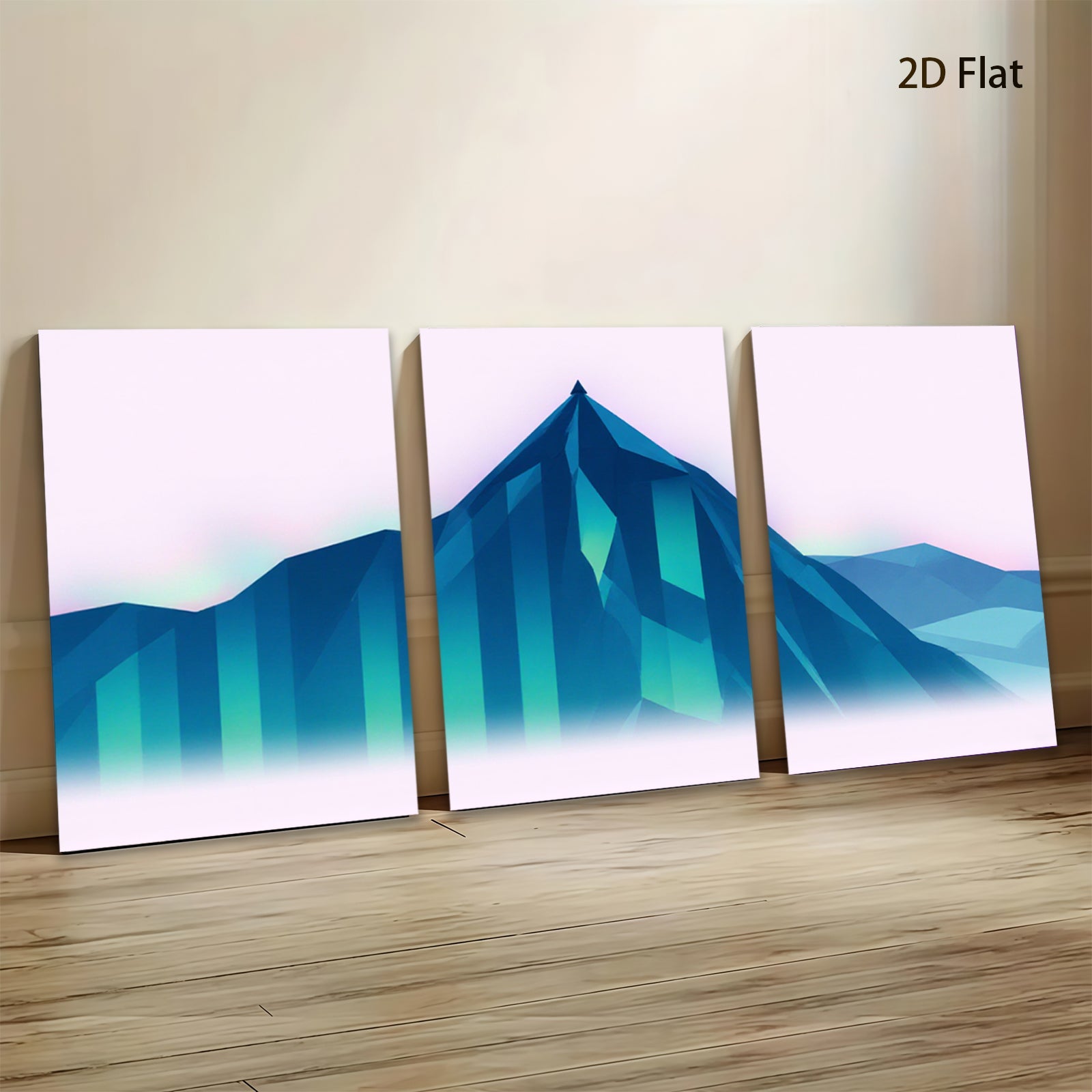 2D flat 1pc Majestic Mountainscape Abstract Wall Art Canvas Prints for Living Room Bedroom Office Decor Modern Farmhouse Style Coastal Vibes Gallery Wrapped Ready to Hang