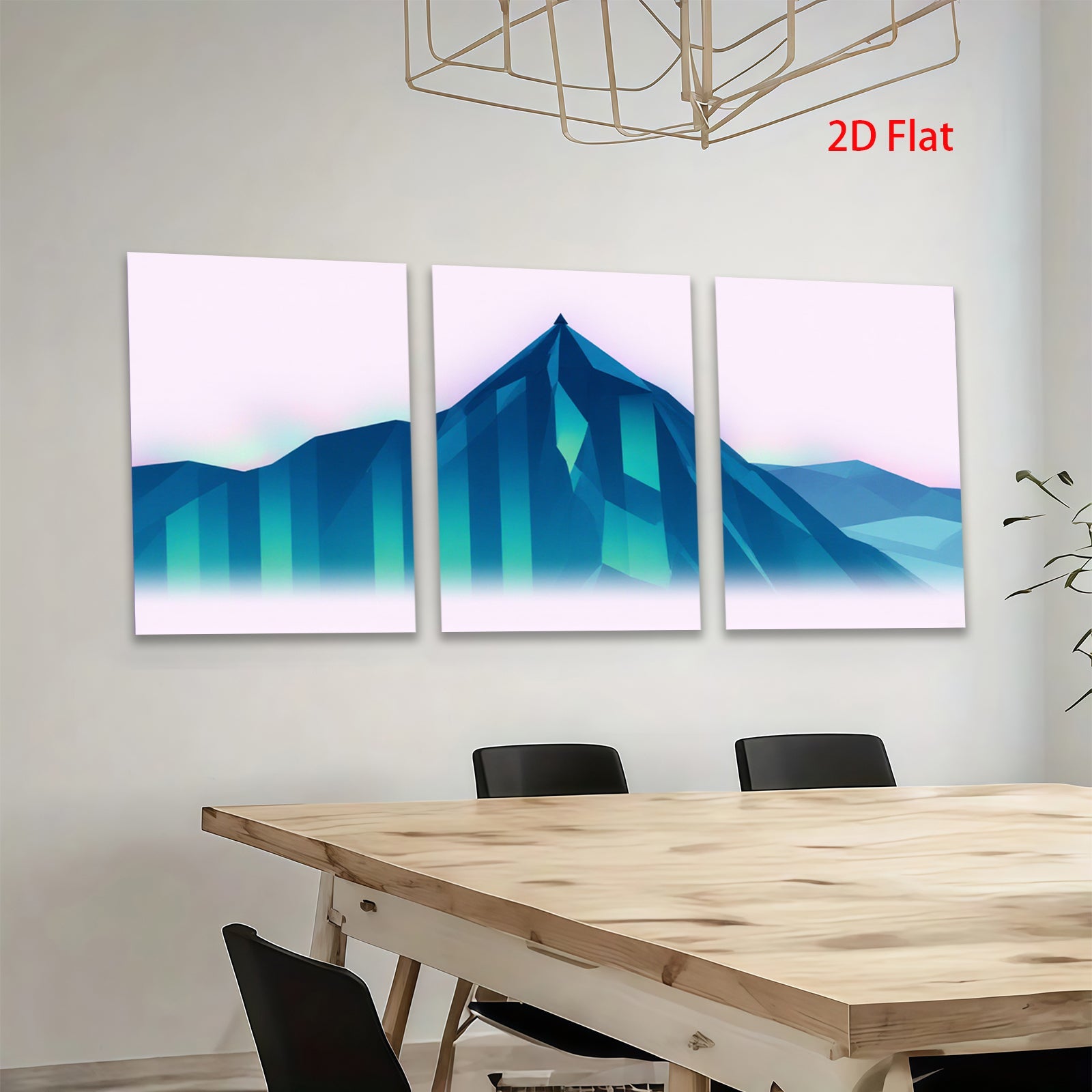 2D flat 1pc Majestic Mountainscape Abstract Wall Art Canvas Prints for Living Room Bedroom Office Decor Modern Farmhouse Style Coastal Vibes Gallery Wrapped Ready to Hang