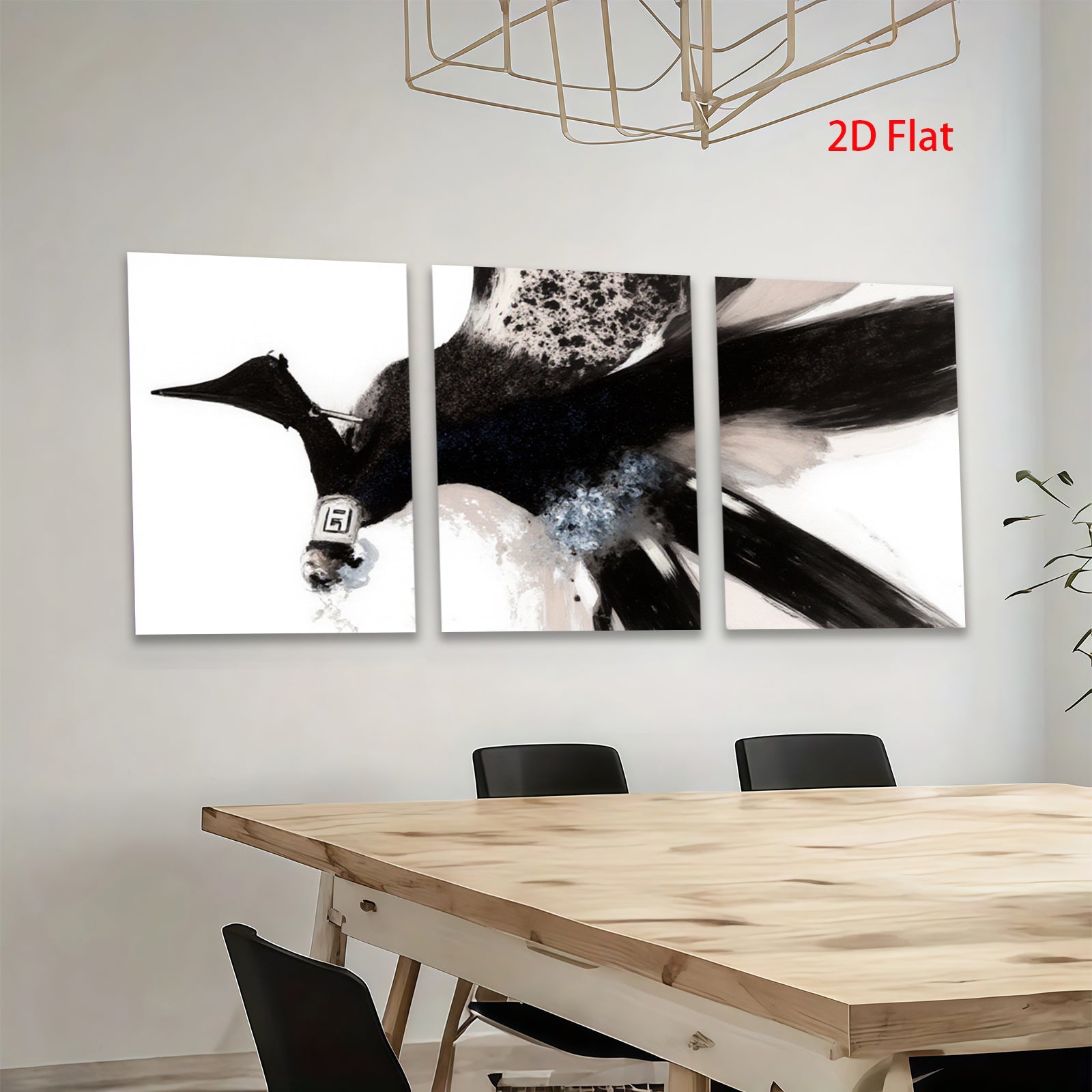 2D flat 1pc Majestic Peacock Feather Abstract Wall Art Canvas Prints for Living Room Bedroom Home Decor Modern Farmhouse Style Gallery Wrapped Ready to Hang