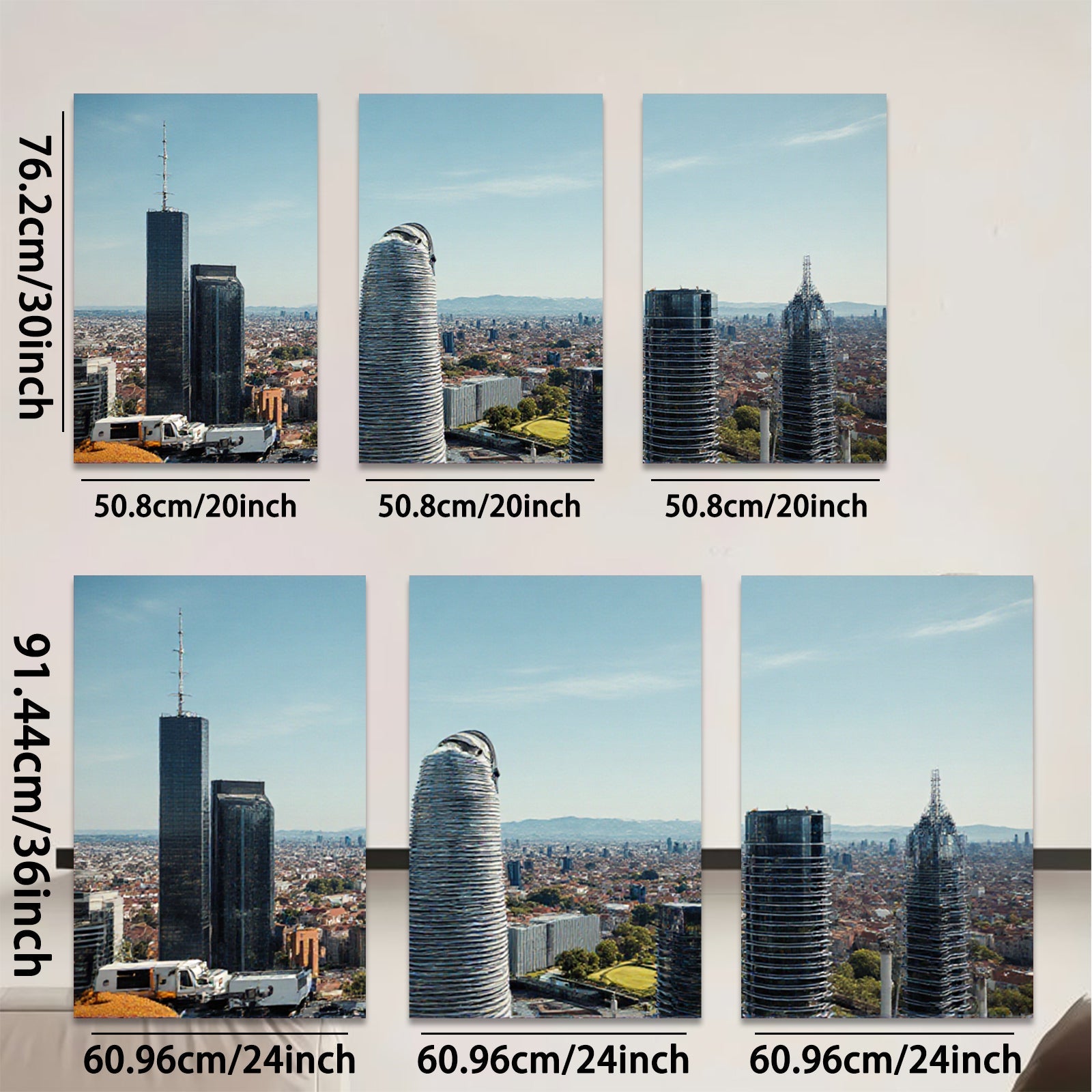 2D flat 1pc Mexico City Skyline Modern Tower Views Cityscape Wall Art Decor Living Room Bedroom Office Gallery Wrapped Canvas Prints Home Décor Farmhouse Rustic Teal Blue