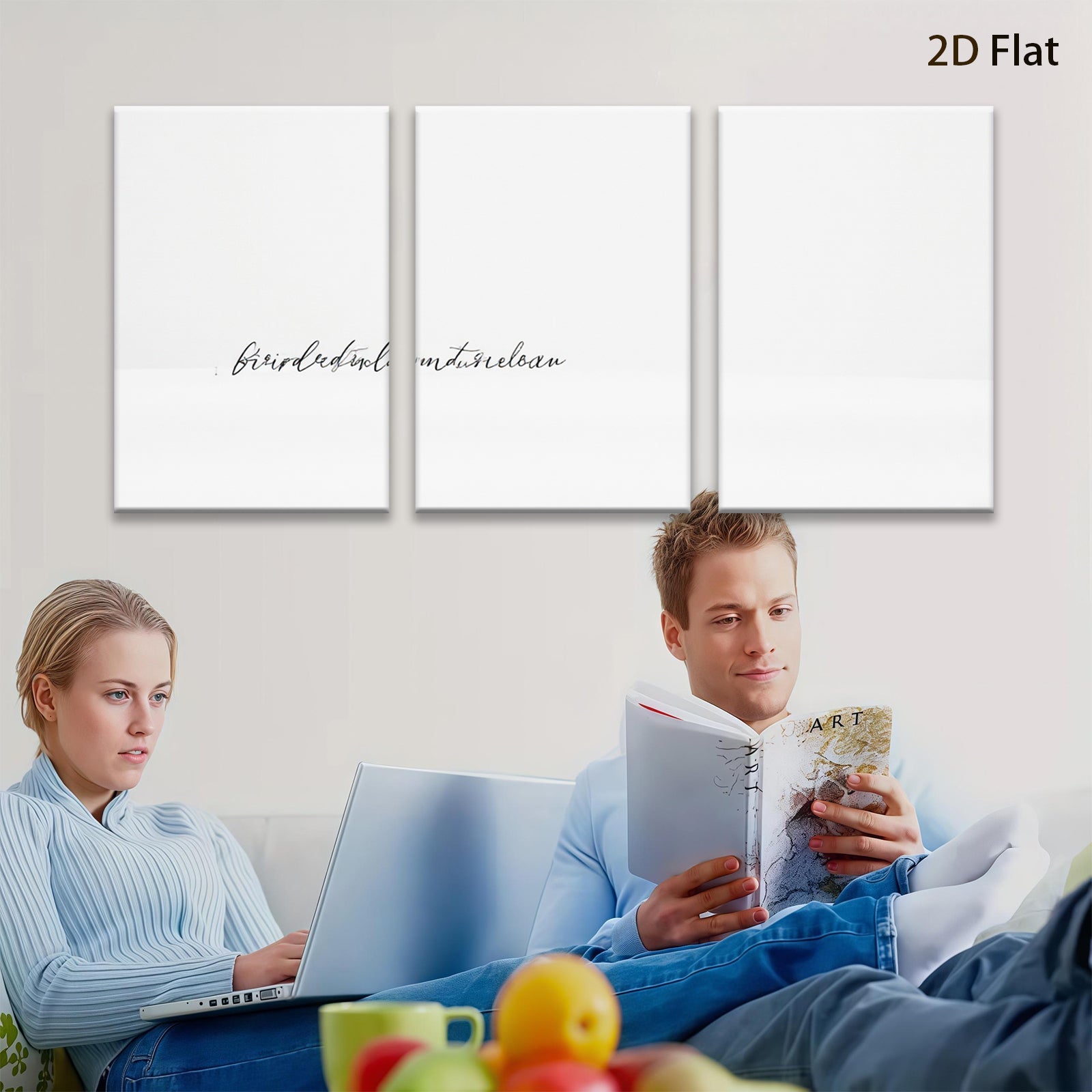 2D flat 1pc Minimalist Abstract Wall Art Canvas Prints Modern Home Decor Living Room Bedroom Office Gallery Wrapped Ready to Hang Farmhouse Style Trending Now