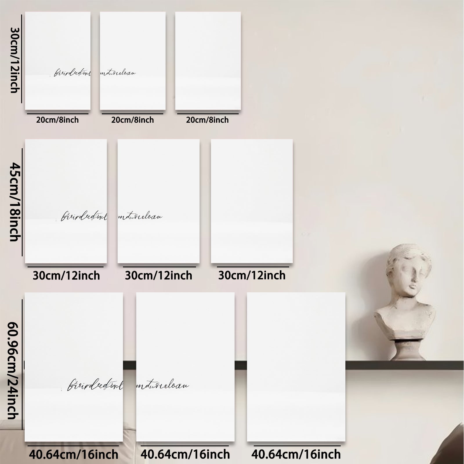 2D flat 1pc Minimalist Abstract Wall Art Canvas Prints Modern Home Decor Living Room Bedroom Office Gallery Wrapped Ready to Hang Farmhouse Style Trending Now