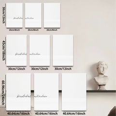 2D flat 1pc Minimalist Abstract Wall Art Canvas Prints Modern Home Decor Living Room Bedroom Office Gallery Wrapped Ready to Hang Farmhouse Style Trending Now