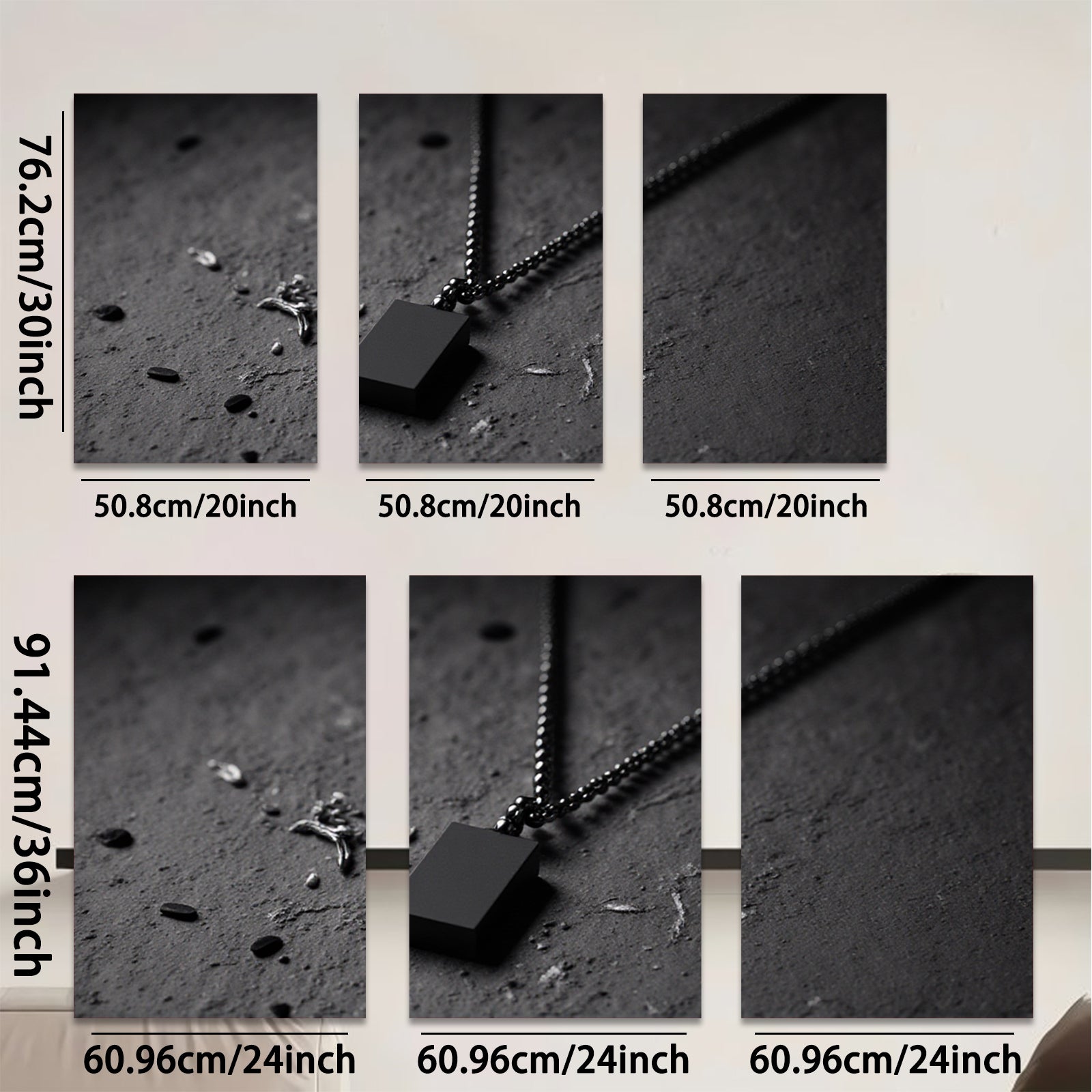 2D flat 1pc Minimalist Black Pendant Necklace Modern Jewelry Gift for Men Women Bedroom Living Room Wall Art Decor Farmhouse Aesthetic Trending Now