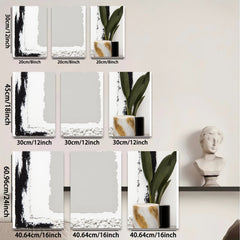2D flat 1pc Minimalist Botanical Wall Art Modern Farmhouse Decor Living Room Bedroom Gallery Wrapped Canvas Prints for Home Decor Cozy Vibes