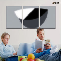 2D flat 1pc Minimalist abstract sphere art wall decor modern farmhouse living room bedroom canvas prints gallery wrapped ready to hang oversized statement piece