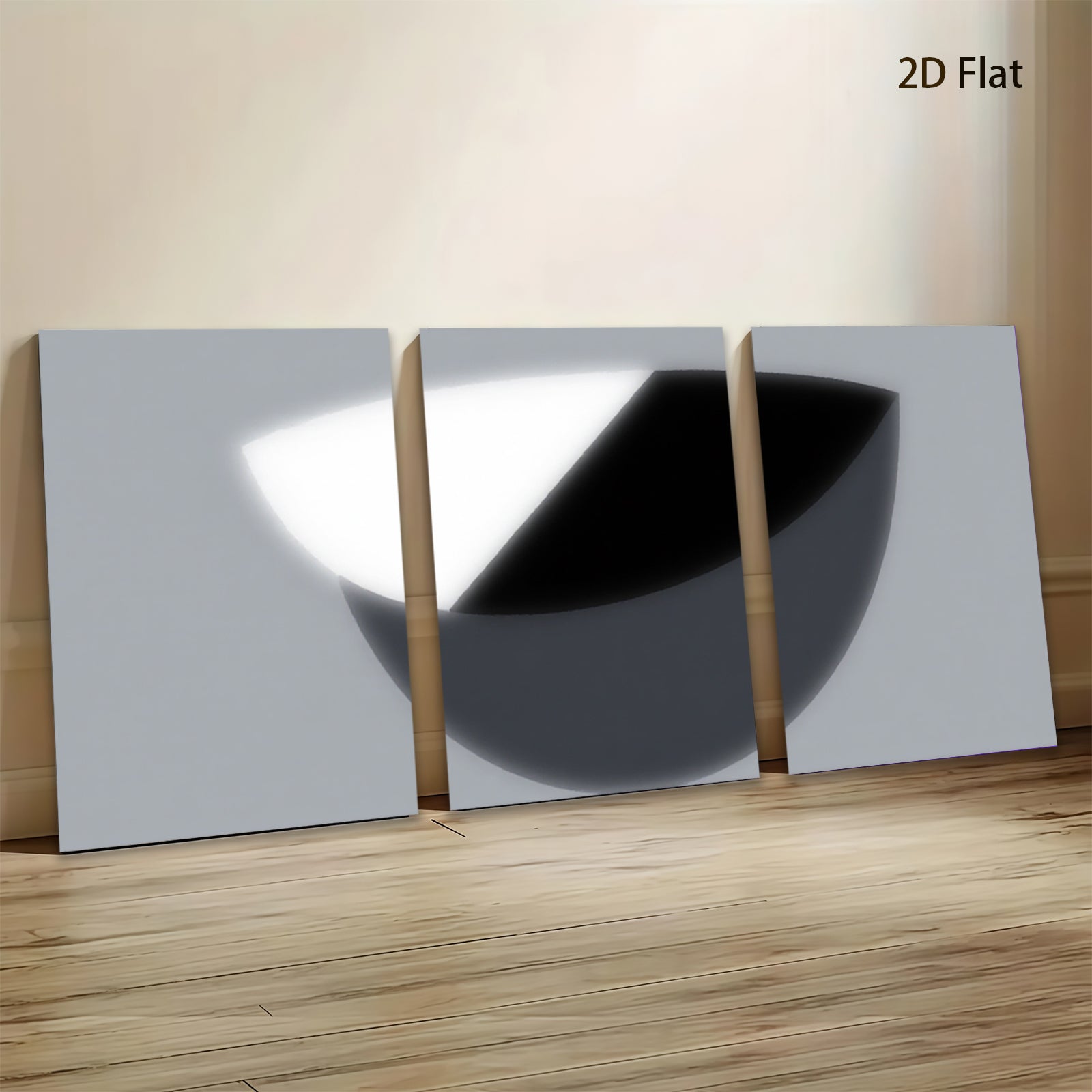 2D flat 1pc Minimalist abstract sphere art wall decor modern farmhouse living room bedroom canvas prints gallery wrapped ready to hang oversized statement piece