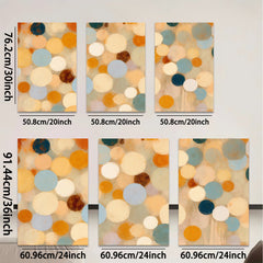 2D flat 1pc Modern Abstract Circles Wall Art Decor Living Room Bedroom Office Canvas Prints Gallery Wrapped Ready To Hang Farmhouse Style