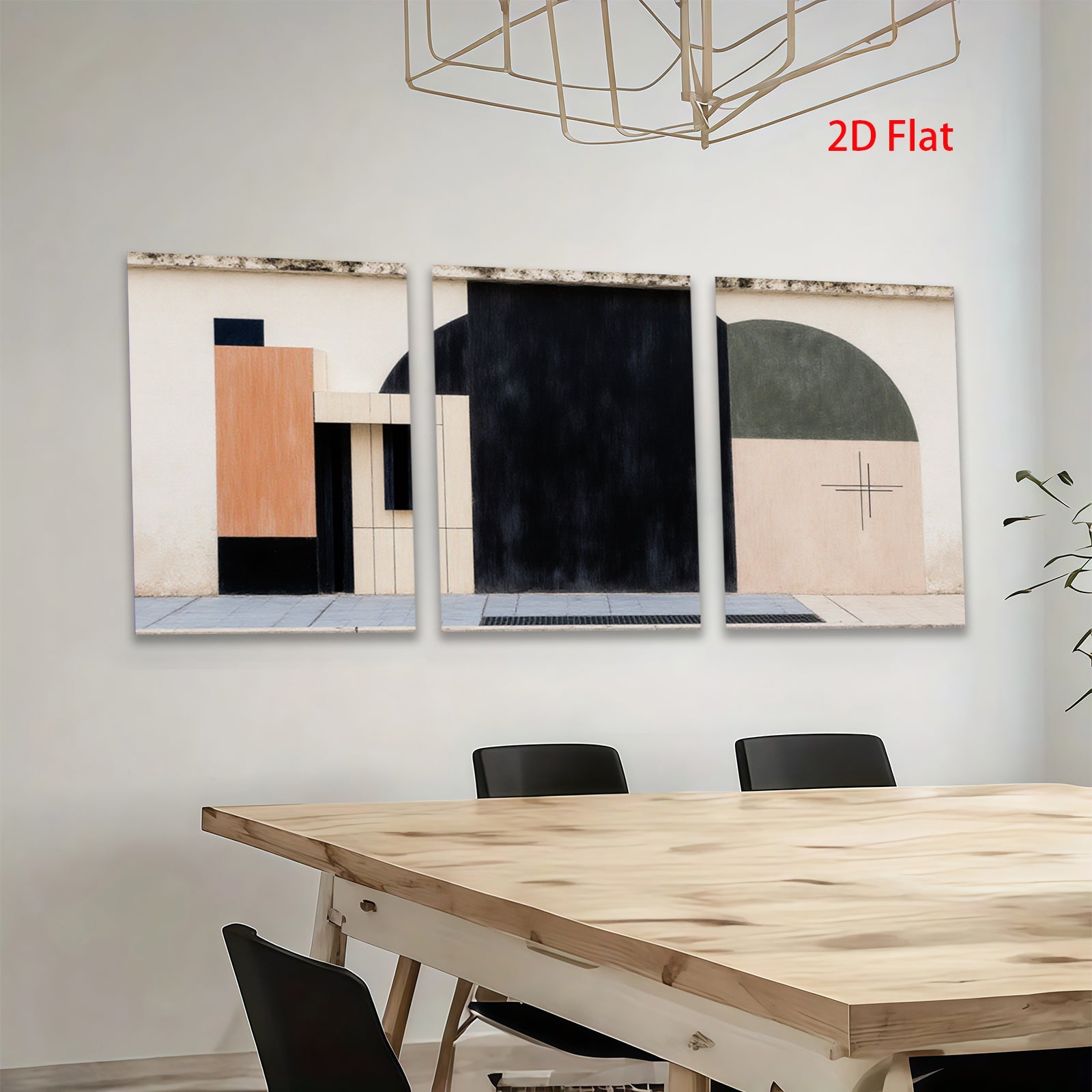 2D flat 1pc Modern Abstract Geometric Wall Art Canvas Prints for Living Room Bedroom Office Decor Farmhouse Style Wall Decor Gift Ideas