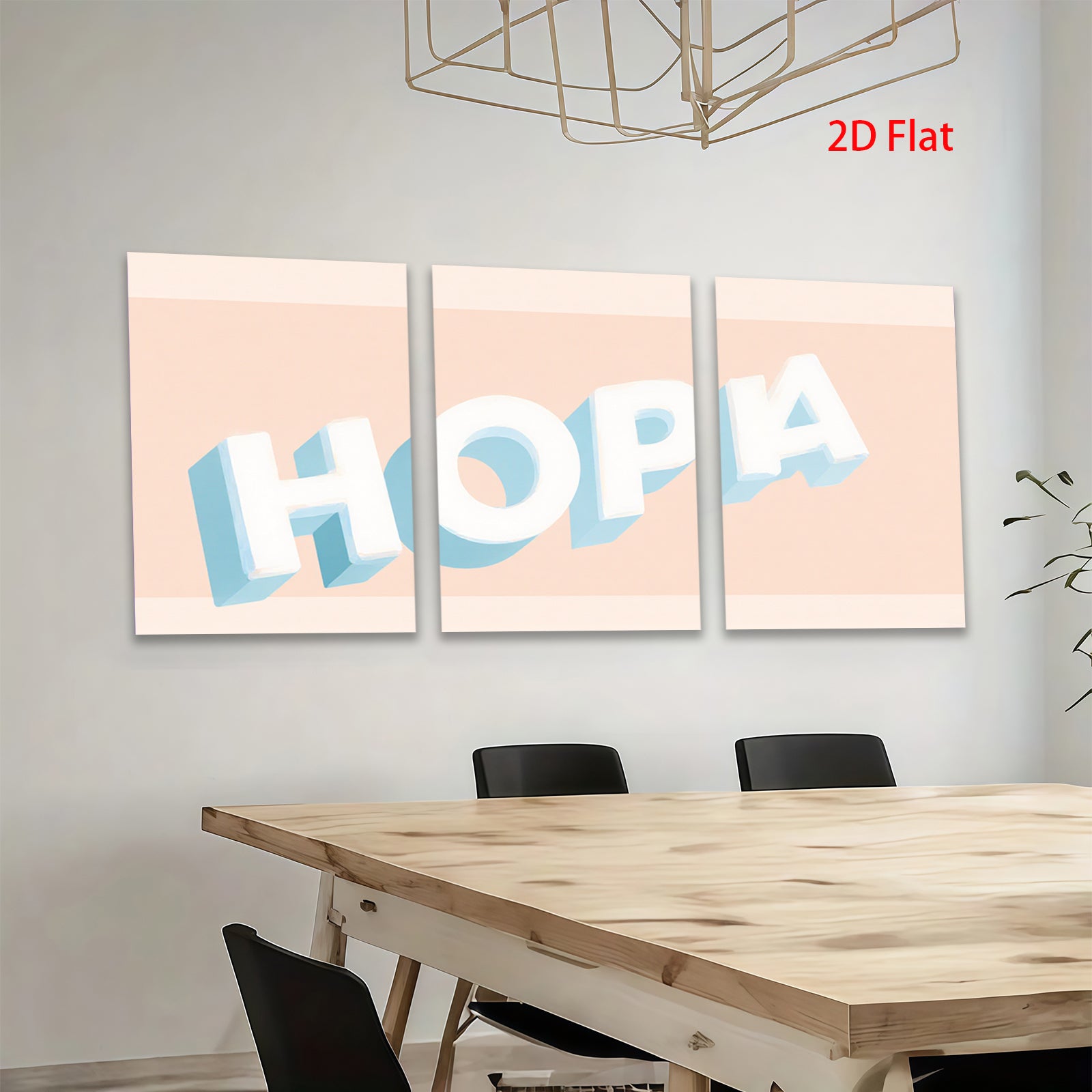 2D flat 1pc Modern Abstract Lettering Wall Art Decor Gallery Wrapped Canvas Prints for Living Room Bedroom Office Home Decor Farmhouse Style Inspirational Quote Typography