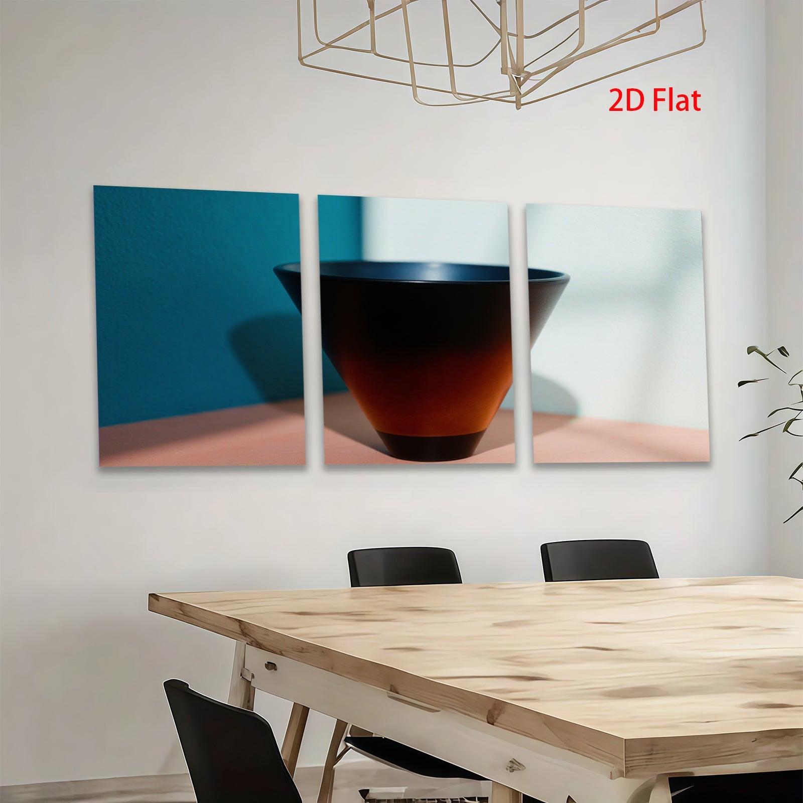2D flat 1pc Modern Abstract Vase Still Life Minimalist Home Decor Living Room Bedroom Gallery Wall Art Canvas Prints Trending Now Stylish