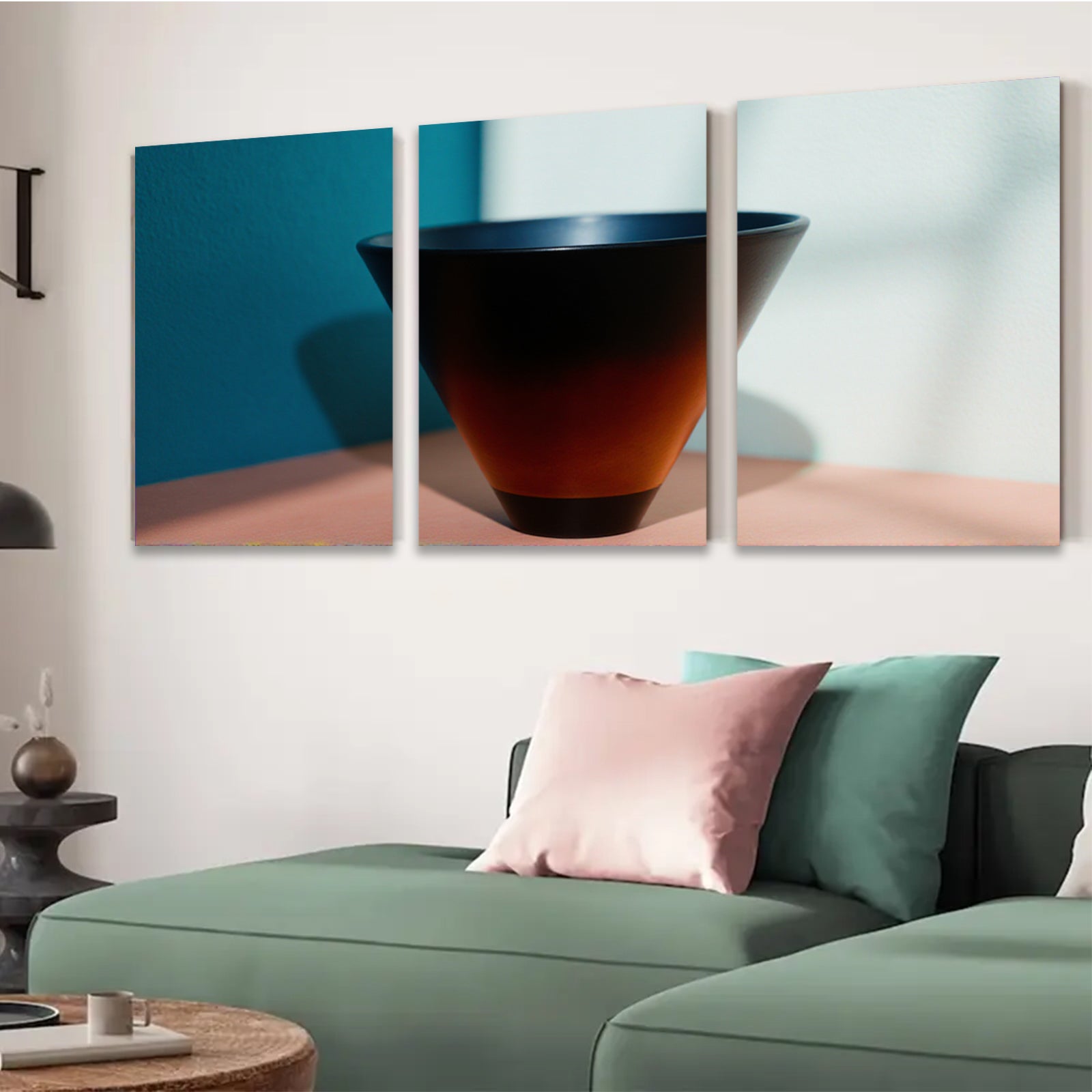 2D flat 1pc Modern Abstract Vase Still Life Minimalist Home Decor Living Room Bedroom Gallery Wall Art Canvas Prints Trending Now Stylish