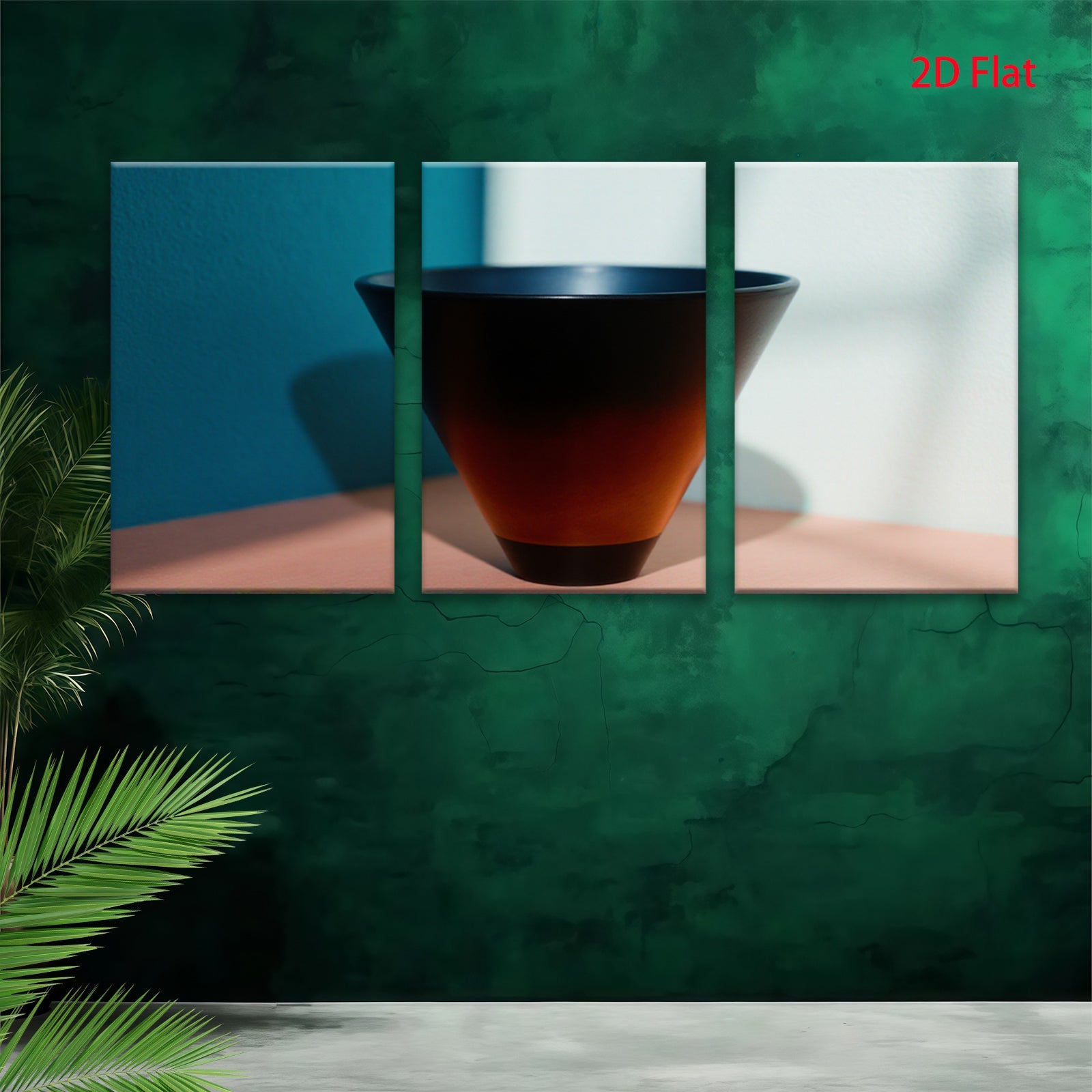 2D flat 1pc Modern Abstract Vase Still Life Minimalist Home Decor Living Room Bedroom Gallery Wall Art Canvas Prints Trending Now Stylish