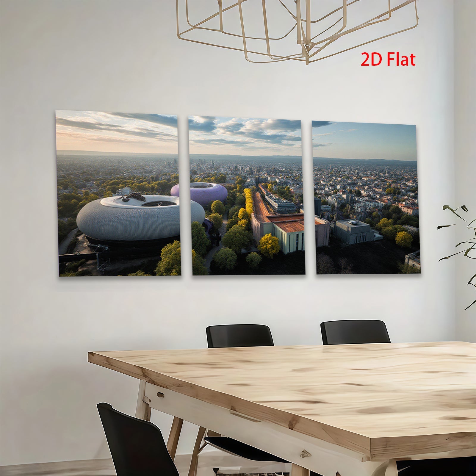 2D flat 1pc Modern Cityscape European Architecture Wall Art Living Room Bedroom Decor Gallery Wrapped Canvas Prints for Home Office Coastal Farmhouse Rustic Style