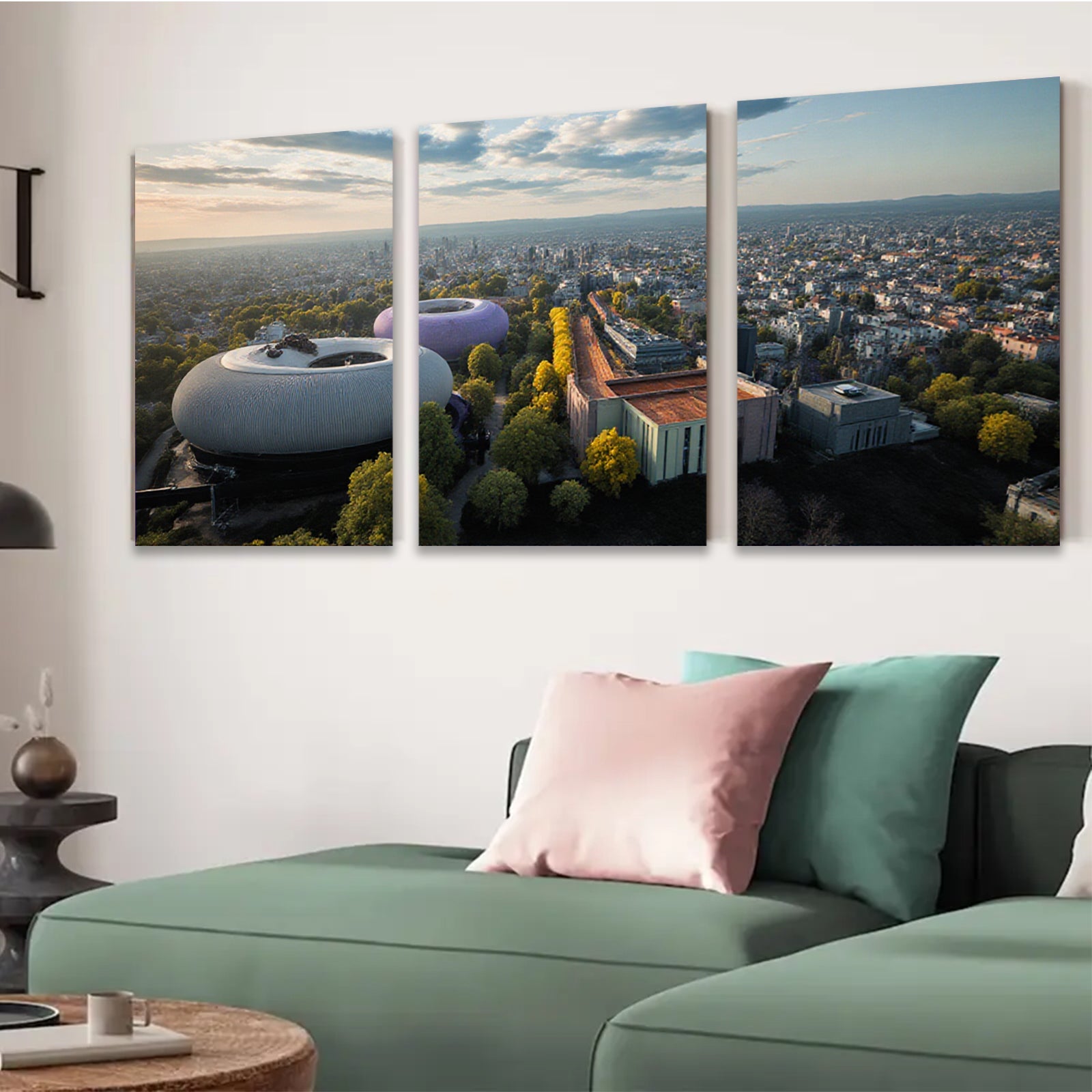 2D flat 1pc Modern Cityscape European Architecture Wall Art Living Room Bedroom Decor Gallery Wrapped Canvas Prints for Home Office Coastal Farmhouse Rustic Style