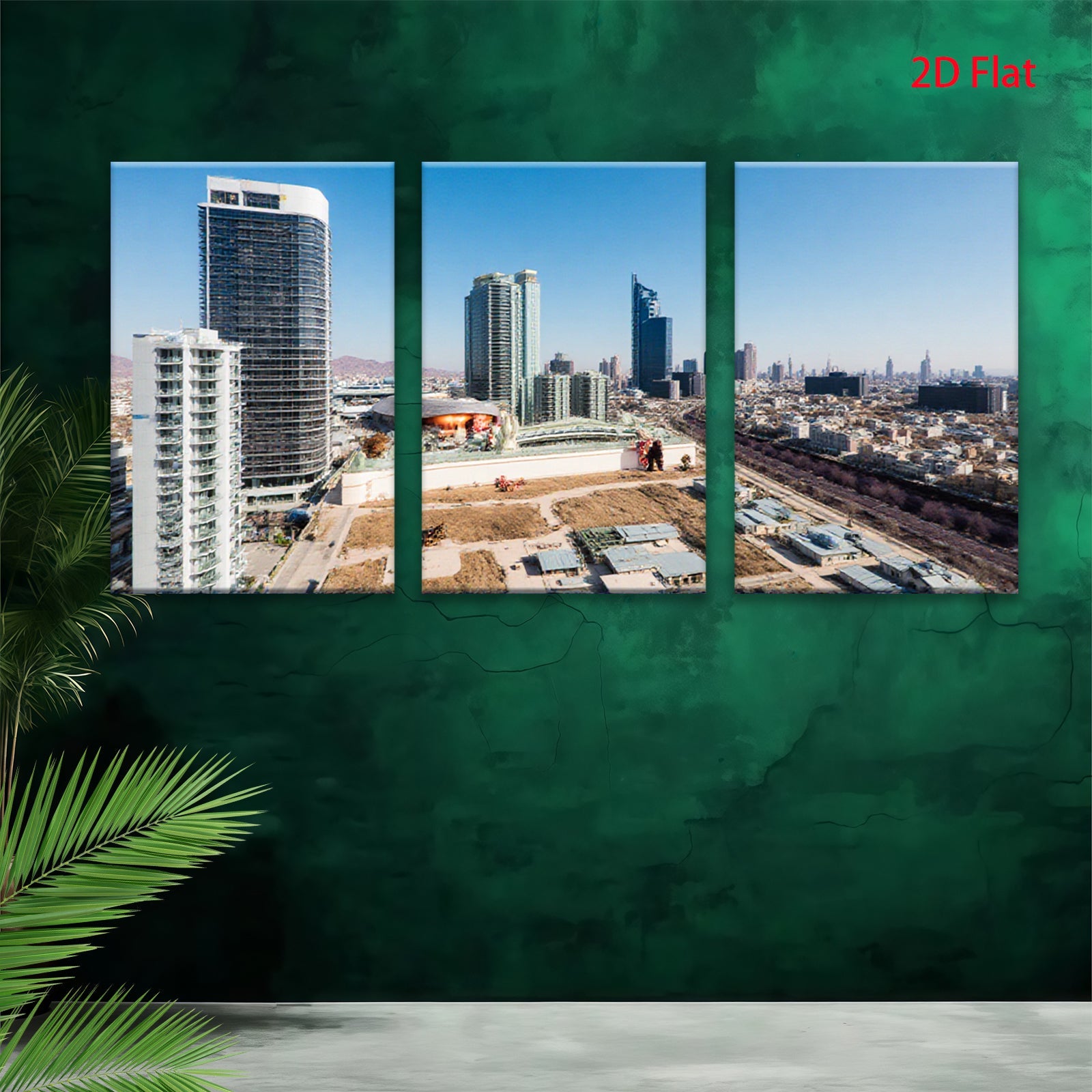 2D flat 1pc Modern Cityscape Skyline Wall Art Living Room Bedroom Home Decor Canvas Prints Large Size Contemporary Art Trending Now