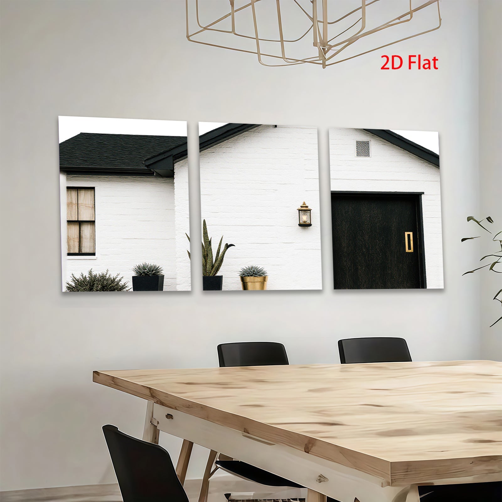 2D flat 1pc Modern Farmhouse Exterior Botanical Welcome Home Wall Art Living Room Decor Gallery Wrapped Canvas Prints for Bedroom Coastal Farmhouse Style