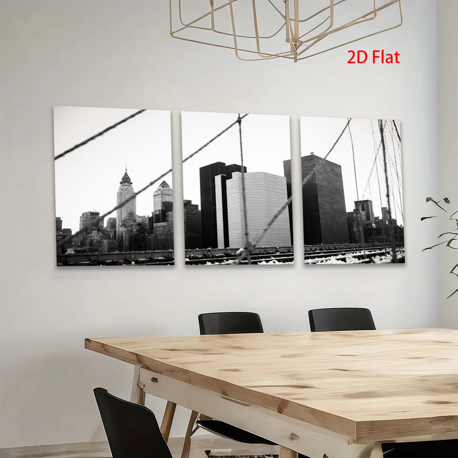 2D flat 1pc New York City Skyline Abstract Wall Art Decor Modern Home Office Living Room Canvas Prints Framed Ready to Hang Gallery Wrapped Gift Ideas Trending Now