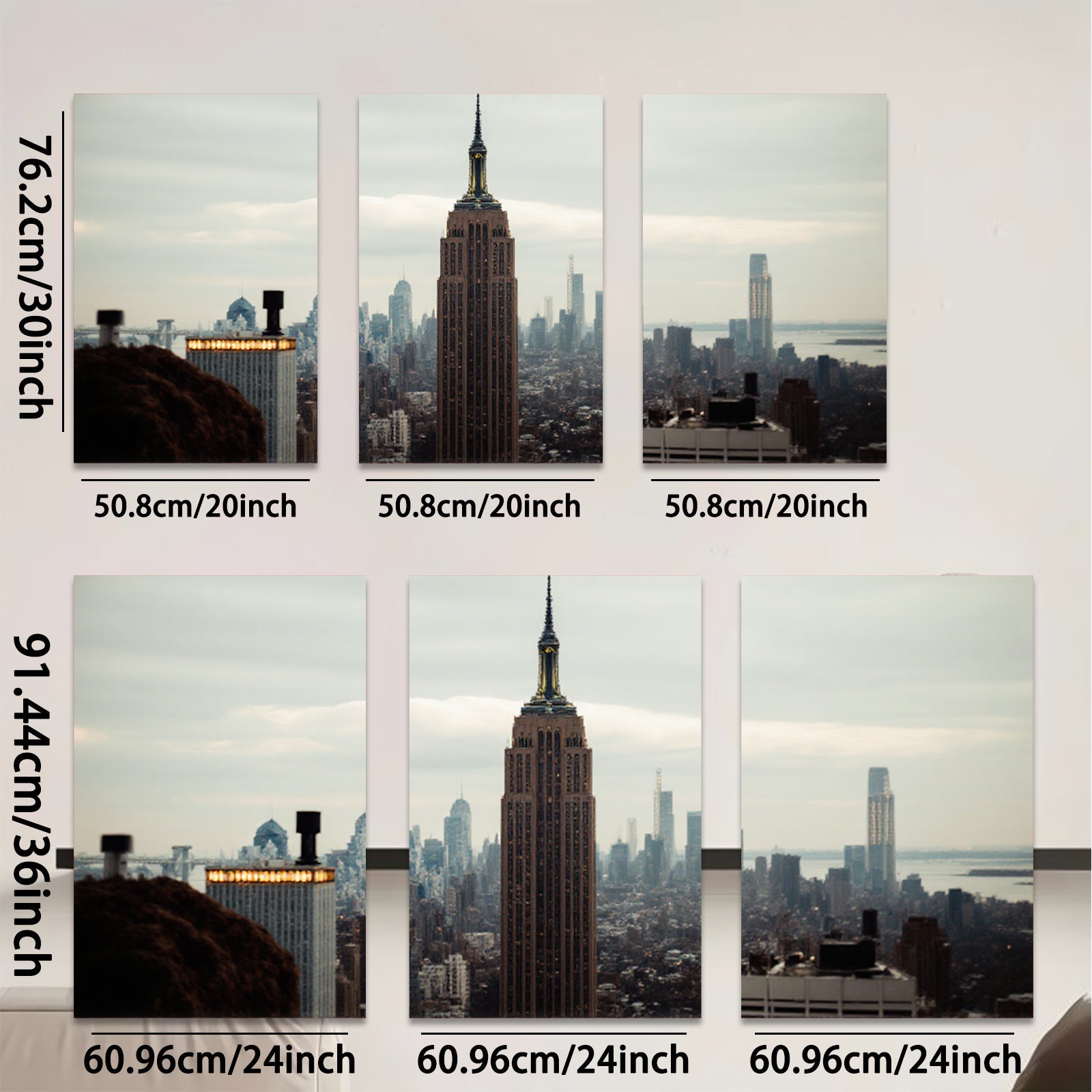 2D flat 1pc New York City Skyline Towering Buildings Modern Wall Art Decor Living Room Bedroom Office Canvas Prints Frameless Home Decorations Gift Ideas Trending Now