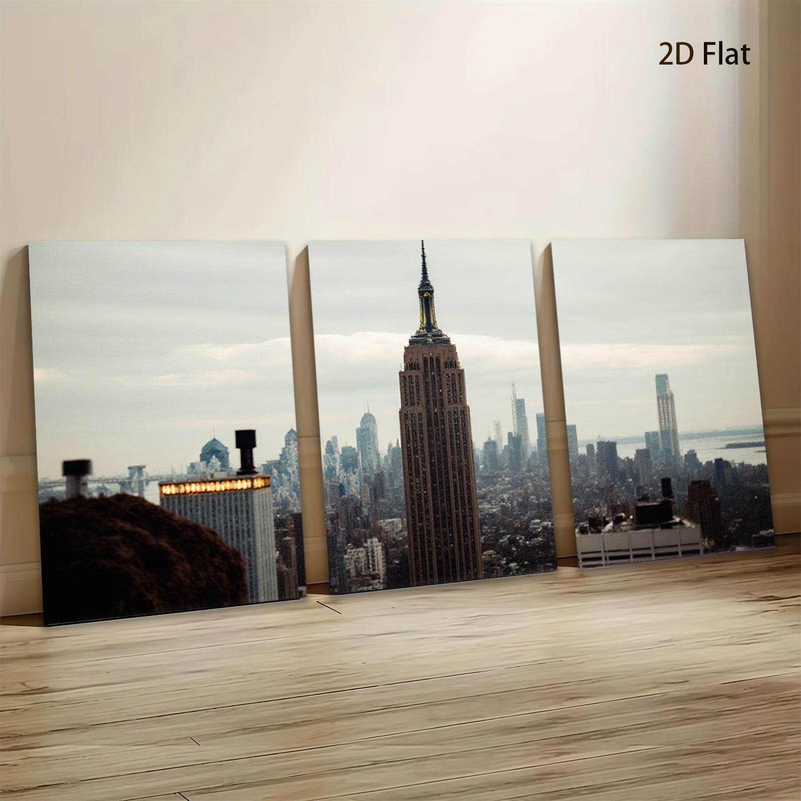 2D flat 1pc New York City Skyline Towering Buildings Modern Wall Art Decor Living Room Bedroom Office Canvas Prints Frameless Home Decorations Gift Ideas Trending Now