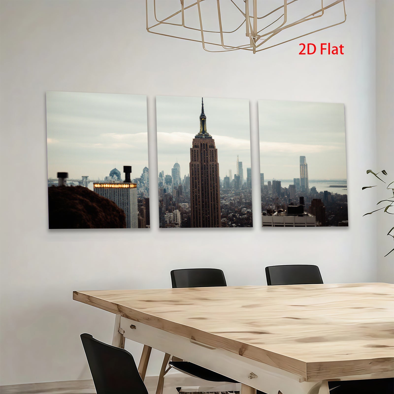 2D flat 1pc New York City Skyline Towering Buildings Modern Wall Art Decor Living Room Bedroom Office Canvas Prints Frameless Home Decorations Gift Ideas Trending Now