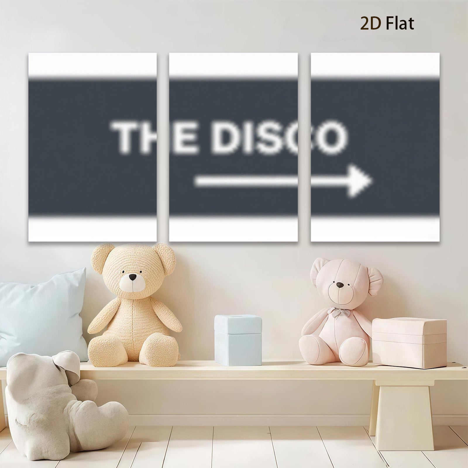 2D flat 1pc Retro Geometric Wall Art Abstract Canvas Prints Modern Home Decor Living Room Bedroom Office Gallery Wrapped Teal Gold Stylish Trending Now