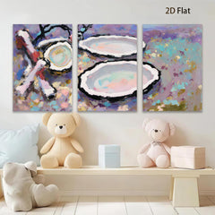 2D flat 1pc Still Life Pink Floral Bowls Modern Wall Art Canvas Prints Dining Room Decor Farmhouse Style Living Room Bedroom Accent Piece Gallery Wrapped Ready to Hang