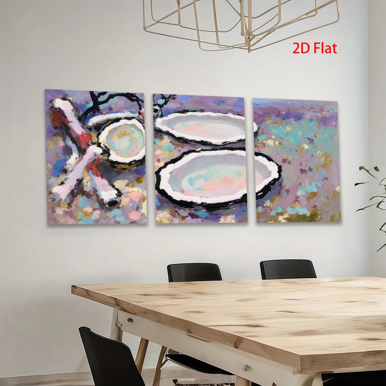 2D flat 1pc Still Life Pink Floral Bowls Modern Wall Art Canvas Prints Dining Room Decor Farmhouse Style Living Room Bedroom Accent Piece Gallery Wrapped Ready to Hang