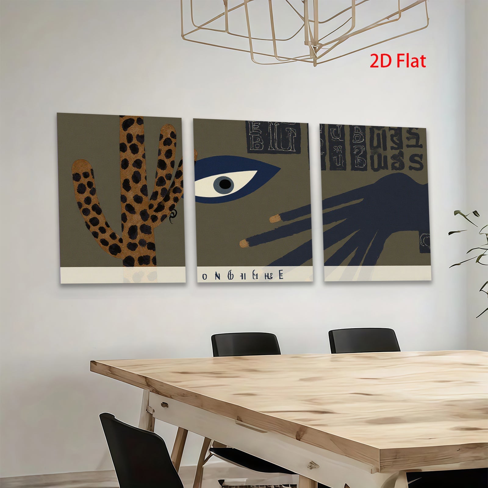 2D flat 1pc Surrealist Eye Hand Abstract Wall Art Modern Farmhouse Decor Living Room Bedroom Gallery Wrapped Canvas Prints Textured Artwork Coastal Style Home D��cor