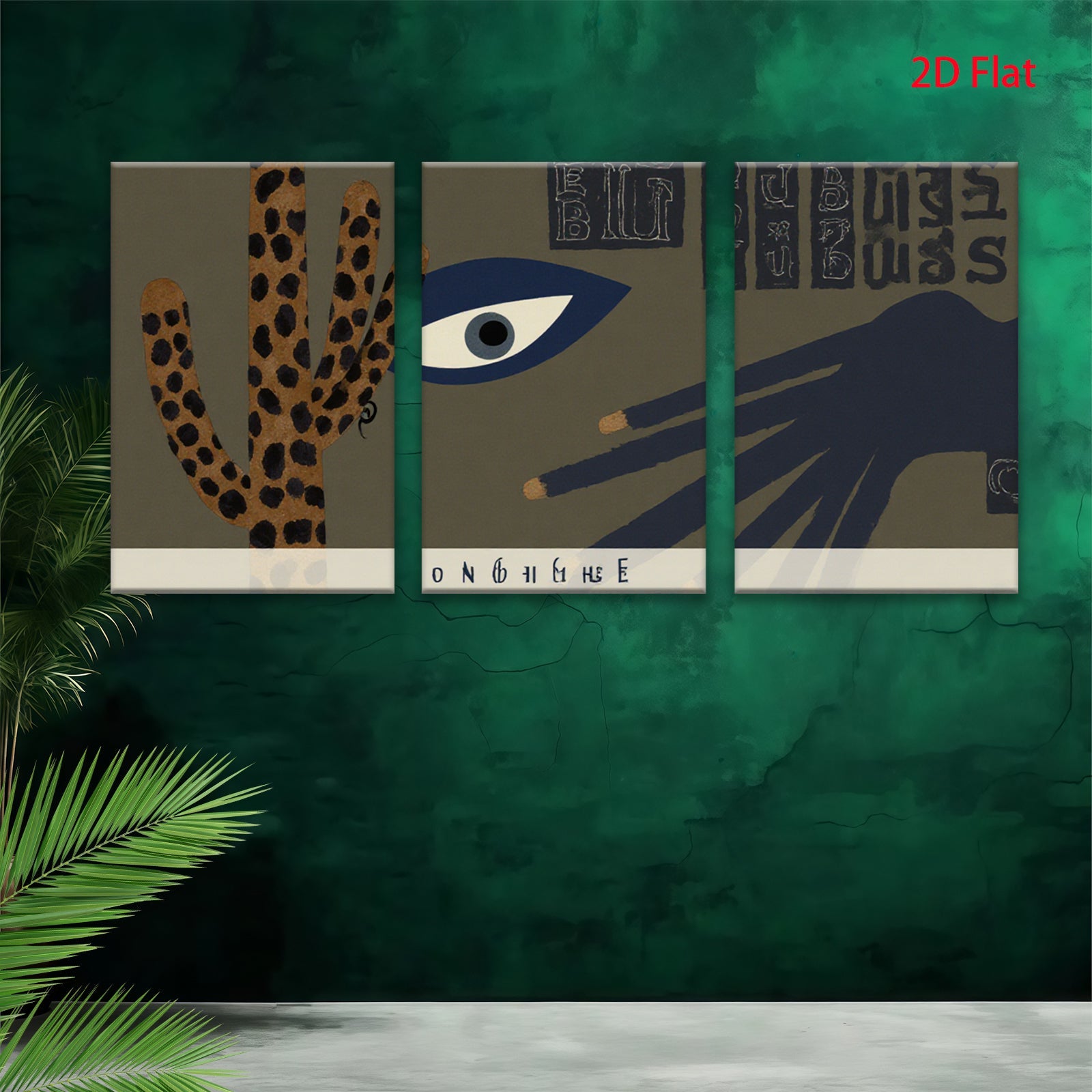 2D flat 1pc Surrealist Eye Hand Abstract Wall Art Modern Farmhouse Decor Living Room Bedroom Gallery Wrapped Canvas Prints Textured Artwork Coastal Style Home D��cor