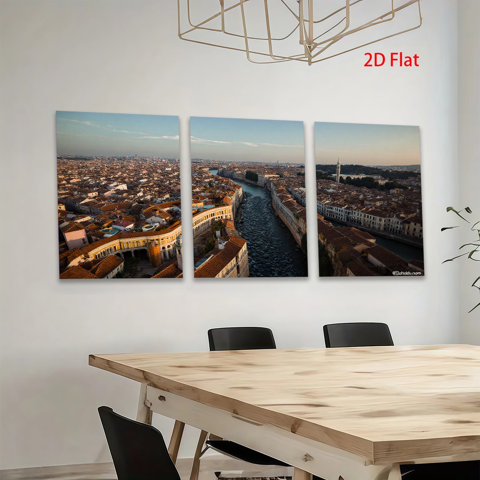 2D flat 1pc Venice Grand Canal cityscape wall art for living room bedroom home decor farmhouse style modern aesthetic gallery wrapped canvas prints