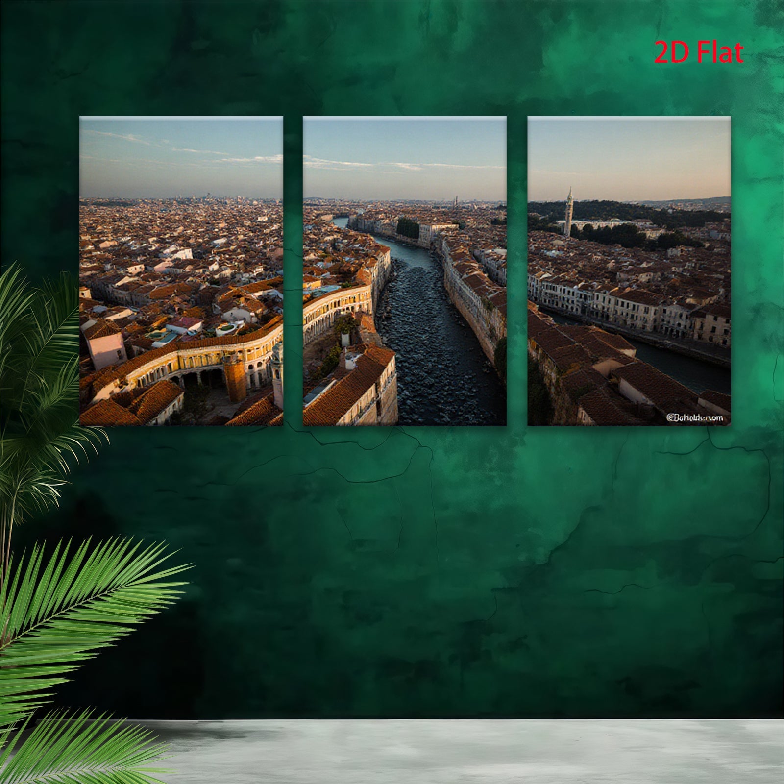 2D flat 1pc Venice Grand Canal cityscape wall art for living room bedroom home decor farmhouse style modern aesthetic gallery wrapped canvas prints