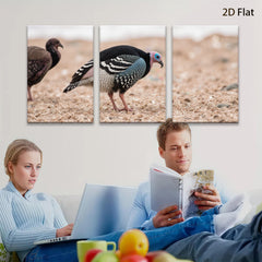 2D flat 1pc Vibrant Painted Bunting Bird Wildlife Nature Farmhouse Wall Decor Living Room Bedroom Modern Canvas Art Prints Botanical Floral Gallery Wrapped