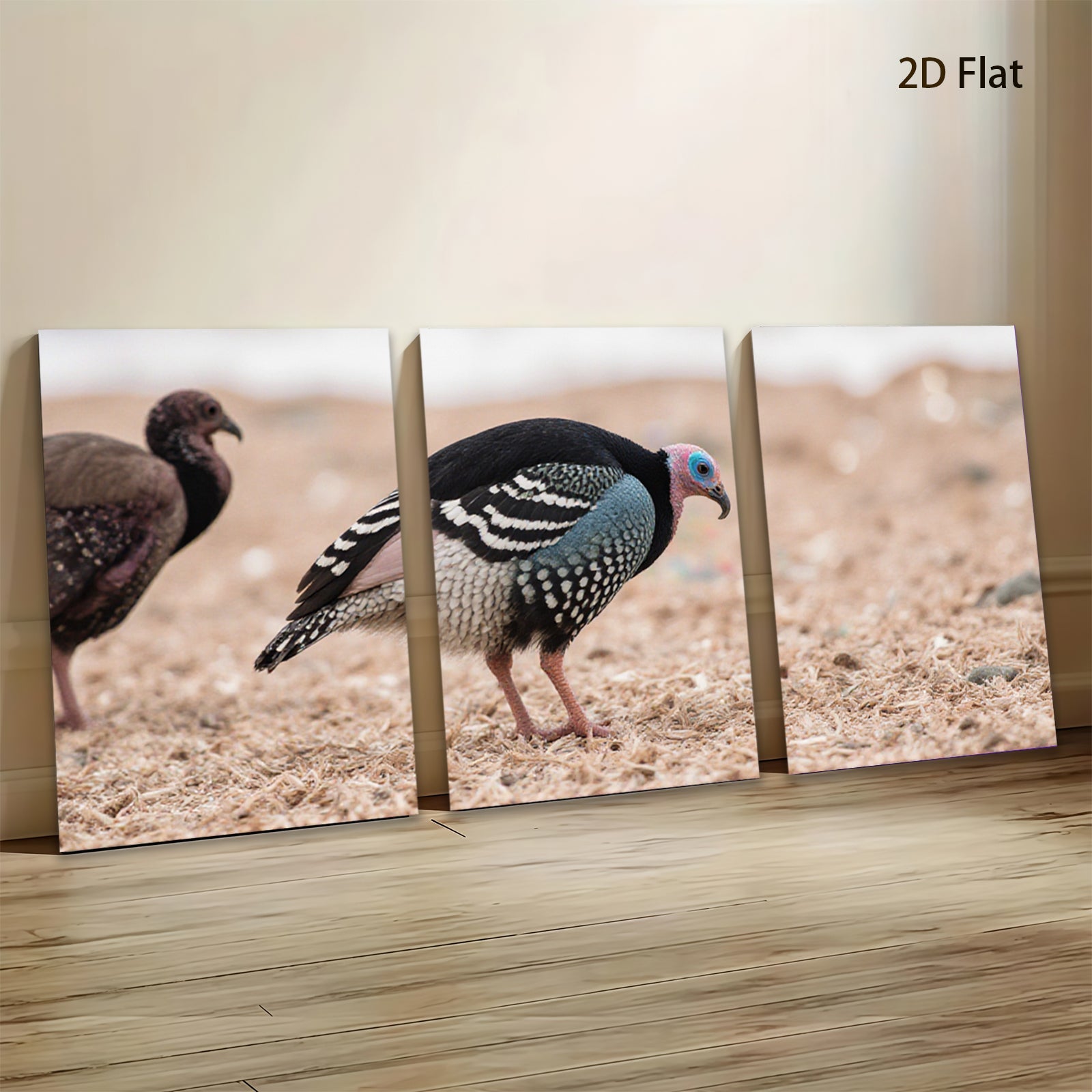 2D flat 1pc Vibrant Painted Bunting Bird Wildlife Nature Farmhouse Wall Decor Living Room Bedroom Modern Canvas Art Prints Botanical Floral Gallery Wrapped