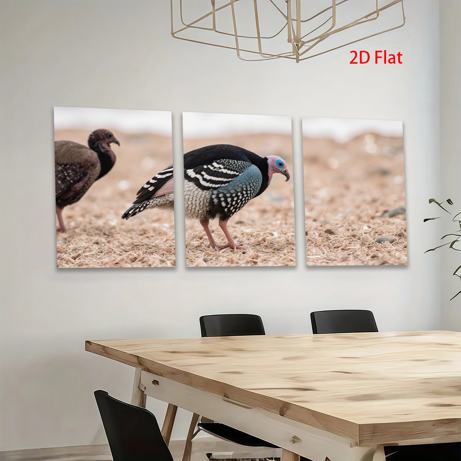 2D flat 1pc Vibrant Painted Bunting Bird Wildlife Nature Farmhouse Wall Decor Living Room Bedroom Modern Canvas Art Prints Botanical Floral Gallery Wrapped