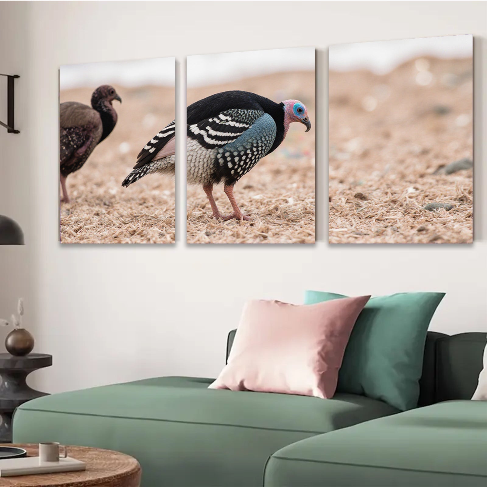 2D flat 1pc Vibrant Painted Bunting Bird Wildlife Nature Farmhouse Wall Decor Living Room Bedroom Modern Canvas Art Prints Botanical Floral Gallery Wrapped