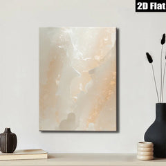 2D flat 1pc Warm Abstract Canvas Wall Art for Living Room Bedroom Home Decor Modern Farmhouse Style Gallery Wrapped Ready to Hang Large Size