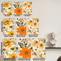 2D flat 1pc Wildflower Botanical Wall Art Decor for Living Room Bedroom Gallery Wrapped Canvas Print Farmhouse Rustic Modern Home D��cor Gift Idea