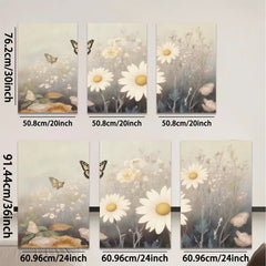 2D flat 1pc Wildflower Meadow Bliss Botanical Wall Art Prints Farmhouse Decor Living Room Bedroom Gallery Wrapped Canvas Prints for Home D��cor Modern Aesthetic