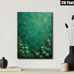 2D flat 1pc Wildflower Meadow Botanical Wall Art Living Room Bedroom Home Decor Farmhouse Style Gallery Wrapped Canvas Prints Modern Minimalist Artwork