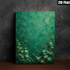 2D flat 1pc Wildflower Meadow Botanical Wall Art Living Room Bedroom Home Decor Farmhouse Style Gallery Wrapped Canvas Prints Modern Minimalist Artwork