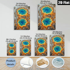 2D flat 1pc Wyoming Hot Springs Aerial View Wall Decor for Living Room Bedroom Modern Farmhouse Gallery Wrapped Canvas Prints Ready to Hang Large Size