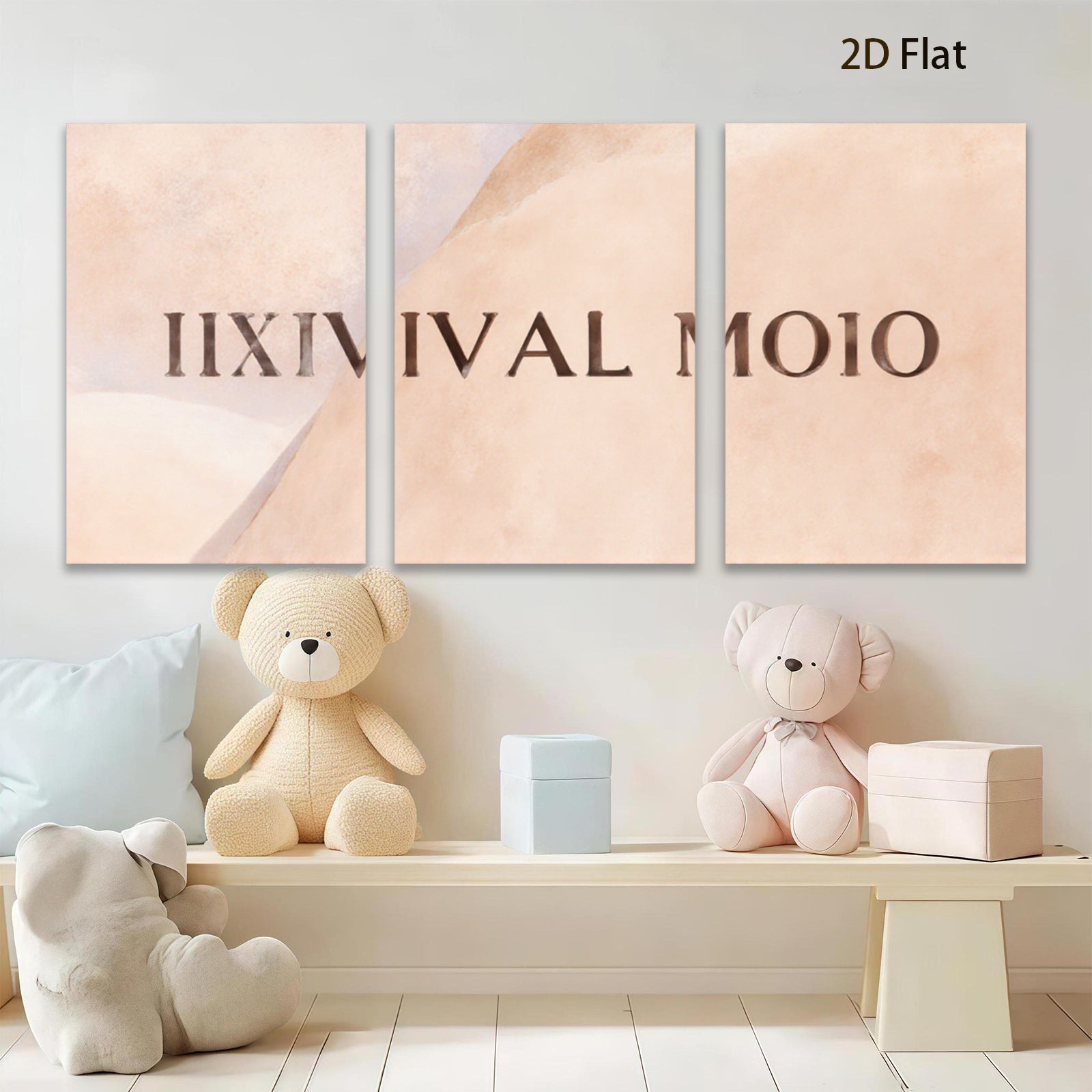 2D flat 1pc abstract beige canvas wall art modern minimalist home decor living room bedroom office gallery wrapped ready to hang farmhouse style